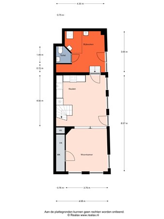 Floorplan - Weikamp 12, 3751 AE Bunschoten-Spakenburg